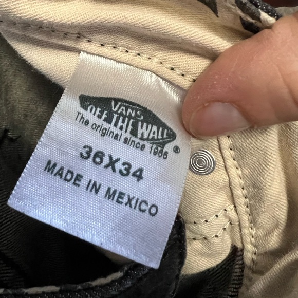 VANS Customade Jeans For You Jeans 36x34 Denim Straight Dark Wash - Picture 13 of 14